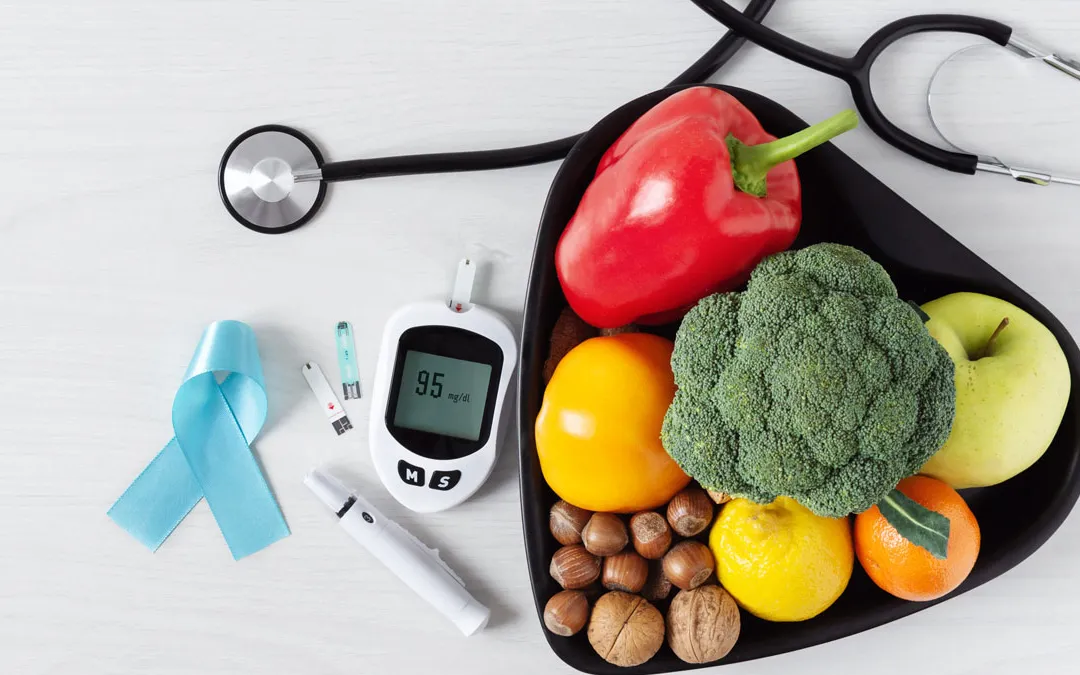 Estilo de vida saudável com diabetes